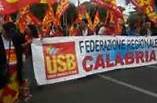 Usb Corteo protesta